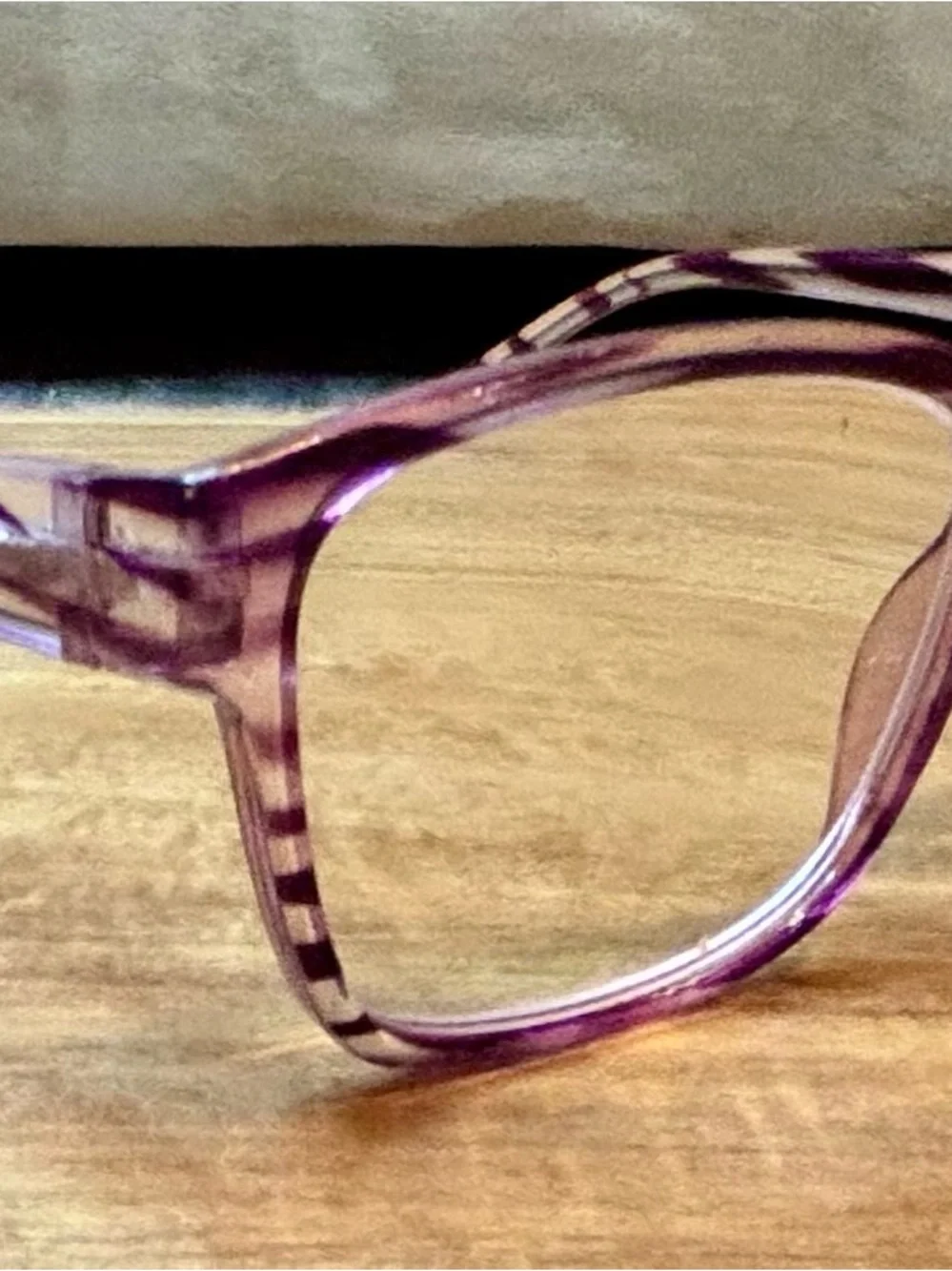 Source Unknown Purple Clear Kids Sunglasses